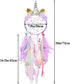 QtGirl Dream Catchers for Kids Unicorn Wall Decor for Girls Bedroom Flower Feather Wall Hanging Decoration...