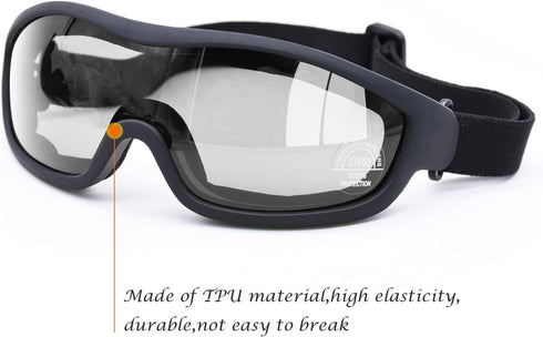 UV Protective Outdoor Glasses Motorcycle Goggles Military Sunglasses Tactical Goggles...