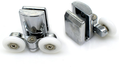 Stainless Steel Shower Door Wheels 23mm Shower Door Rollers (2top +2bottom)...