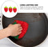 UPKOCH 3Pcs Dish Scrubber Fun Strawberry Shape Dish Sponges Kitchen Dishcloth Super Soft Absorbent Dish Rags for Washing Dishes Cleaning (Red)...