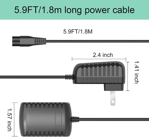 4.5V Charger for BaByliss PRO FX788 FX787 FX870 FX820 Clipper Trimmers Power Cord AC Adapter Suplly...