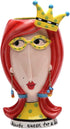 Appletree Design ATD Beauty Queen Vase, 6-1/2-Inch Tall, Pink, Cartoon, Ceramic, Oblong, Home Office, Distinctive Design...