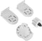 Rollerhouses Roller Shade Brackets with Mechanism Roller Shade Clutch+Skyline Mounting Brackets + End Plug for 1 1/4" Tube, White...