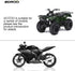 SCITOO Carbon Fiber Brake Pads Fit for 83 84 85 86 87 88 89 90 91 92 93 94 95 96 97 98 99 00 for Honda...