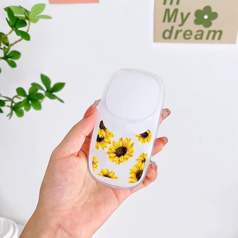 Cute Case Compatible for Apple Magic Mouse 1/2 with Flower Flora Design Thin Soft Silicone Clear TPU Non-Slip Apple Magic Mouse 1st and 2nd Genera...