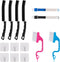 14 PCS Hard Crevice Cleaning Bristle Brush, Bathroom Gap Brush,Small Corner Cleaning Brush Set Tool, Multifunctional Cleaning Tool for Bathrooms K...