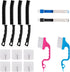 14 PCS Hard Crevice Cleaning Bristle Brush, Bathroom Gap Brush,Small Corner Cleaning Brush Set Tool, Multifunctional Cleaning Tool for Bathrooms K...