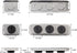 3 Pieces Magnetic Trays Set Stainless Steel Magnet Tool Tray Parts Holder for Screws, Sockets, Bolts, Pins, Mechanic's and Automotive...