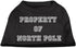 Mirage Pet Products 14-Inch Property of North Pole Screen Print Shirts for Pets, Large, Emerald Green...