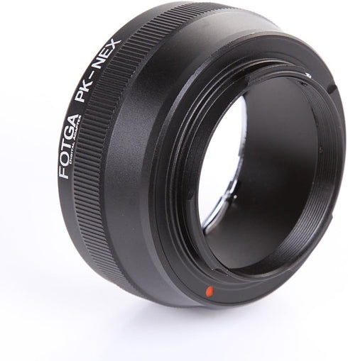FOTGA Adapter Ring for Pentax PK K Lens to Sony E-Mount Mirrorless Camera NEX-5R 5T 3 NEX-6 NEX-7 a7 a7S a7R a7II a7SII a7RII a6500 a6300 a6000 a5...