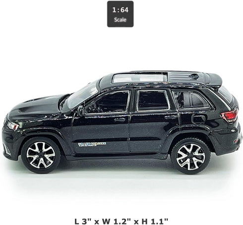 2019 Grand Cherokee Trackhawk Model Car 1/64 Scale SUV Diecast Toy Cars Metal Alloy Friction Powered Children’s Die-cast Vehicles, Collection for ...