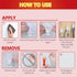 8PCS Hooks Small Light Clips with Adhesive Strips(Damage-Free Remove), Hanging Decorating Clips for String Fairy Lights, Multi-Function Self Adhes...