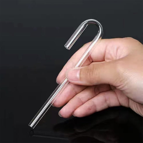 2X Acrylic U Shape Tube for Aquarium Air Pump Fish Tank Accessories Aquarium CO2 Diffuser Connector Tube...