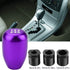 Acouto Shift Knob 5 Speed Car 5 Speed Manual Gear Shift Knob Shifter Lever Stick Metal with 3 Adapters 8mm 10mm 12mm(Purple)...