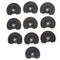 ViaGasaFamido 10Pcs Oscillating Saw Blades Semicircle High Carbon Steel High Hardness Oscillating Multi Wood Grinding Tool Hole Opening 91mm for W...