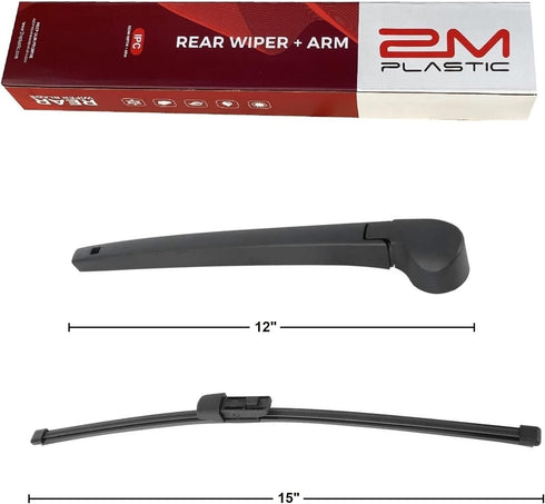 Rear Wiper Arm Blade Factory OEM Style Replacement For VW Tiguan 2018-2021...