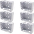 TIHOOD 6PCS 2Inch Blind Brackets Low Profile Box Mounting Bracket for Window Blinds...