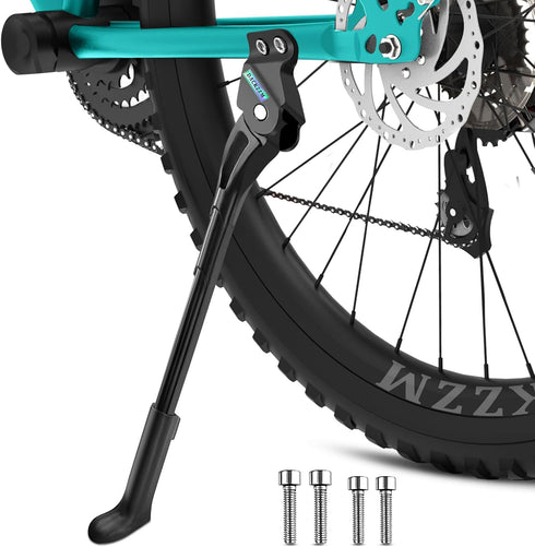 Bike Kickstand, 18mm Bicycle Kickstands for Mountain Bike, Rear Mount Bike Kick Stand Fit 24inch 27.5in 29" Adult Bike, Mountain Bike Kickstand Su...