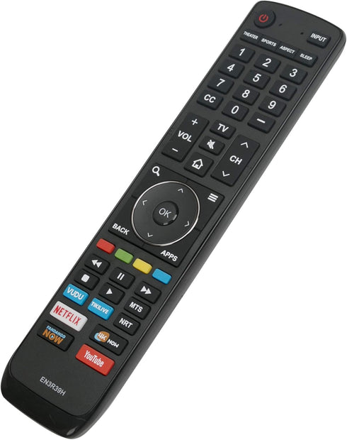 Replaced Remote Control fit for Hisense TV 50H8E 55H8E 65H8E 43H8E 50H8050E 43H8050E 55H8050E 65H8050E 43H8608 43H8060E 50H8608 50H8060E 65H8608 6...