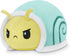 TeeTurtle - The Original Reversible Snail Plushie - Pink + Aqua - Cute Sensory Fidget Stuffed Animals That Show Your Mood!...