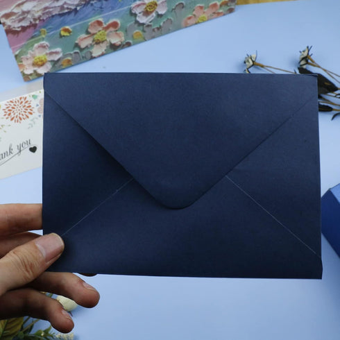100 Pack 4x6 Envelopes for invitations, Navy Blue A6 Envelopes, Postcard Envelopes, Photo Envelopes, Used for Graduation, Wedding, Baby Shower-(6....