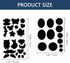 MOONSJONES Down Jacket Repair Patch 8 Sheet, Black Nylon Blank Tape Patches for Jackets Tenacious, Blemish Waterproof Patagonia Sticker Self-Adhes...