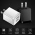 USB Wall Charger, Loxdn 2-Pack Dual Port USB Wall Plug Charging Block Adapter Charge Cube Brick Box Compatible with iPad/iPhone/iPod, Samsung, LG,...