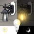 8 Pack Dusk to Dawn Light Bulbs Outdoor, 2700K Warm White, 720LM, 9W(60W Equivalent) A19 E26 Automatic On/Off LED Sensor Light Bulbs, Dusk to Dawn...