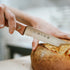 Tojiro Japan Hand Made Bread Knife Slicer Cutter, 14.75", Stainless and Wood - Reinforced Laminated Material...