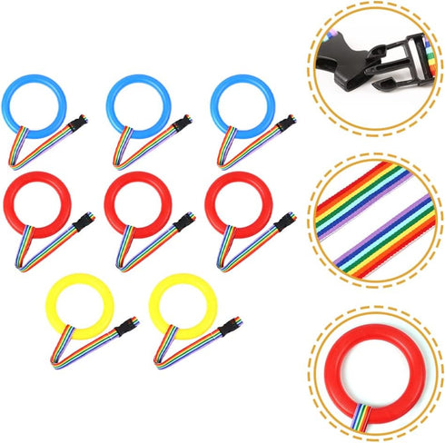 Kids Walking Rope 8pcs Safety Walking Rope Detachable Hold A Ring Walking Rope Transition Rope with Handles for Kids Daycare Kindergarten Nursery ...