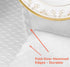 Tektrum Heavy Duty 70 inch Round Elegant Waffle Weave Check Jacquard Tablecloth Table Cover - Waterproof/Stain Resistant/Spill Proof - Great for D...
