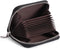 RFID Credit Card Holder Wallet with Zipper, Genuine Leather Credit Card Wallet for Women, Ladies Wallets...