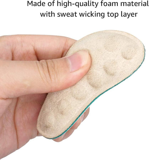 Dr. Foot's Supination & Over-Pronation Corrective Shoe Inserts, Medial & Lateral Heel Wedge Insoles for Foot Alignment, Knee Pain, Bow Legs, Osteo...