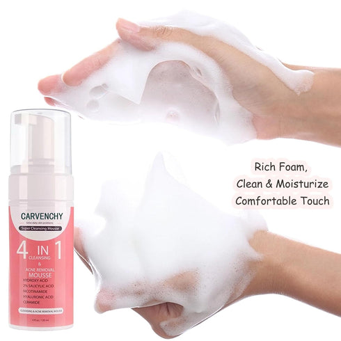 Vitamin C Skin Care Set, 3-In-1 Skincare Gift Set With Facial Cleanser Mousse, Face Serum & Face Cream, Anti-Aging Skin Care Kit With Hyaluronic A...