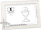 Roman - Communion Frame for 4" x 6" Photo, Rhinestone Cross, Caroline Collection, Horizontal Tabletop or Desk Display - 4.75" H, Metal, Decorative...