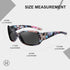 Women's Polarized Sunglasses - Fashionable Wraparound Butterfly Design with UV400 Protection...