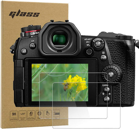 Tempered Glass Screen Protector for Panasonic Lumix DC-G9 G8 G7 G7 Mark II/DMC-GX7 Mark II GX7 III / GX9 GX8 LX10 LX9 FZ300 FZH1 / Ricoh GR III (2...