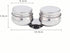 1 Set Stainless Steel Art Oil Pot with Lid Leak Proof Drum Shape Oil Pot for Artists, Students, Drawing Enthusiasts Painting...