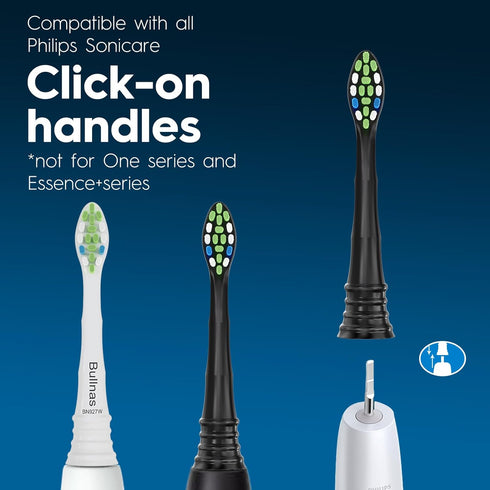 Replacement Toothbrush Heads Compatible with Philips Sonicare ProtectiveClean 4100 5100 5300 6100 Electric Toothbrushes, W Replacement Head for So...