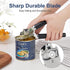 for Can Opener Manual, Handheld Can Openers with Big Effort-Saving Knob, Can Opener with Multifunctional Bottles Opener...