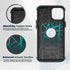 Phone Case for iPhone 13 and iPhone 14, Non-Slip Shockproof 10 Ft Military Dropproof Phone Case with 2 Tempered Glass Screen Protectors, 6.1 Inch ...