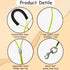 Pet Grooming Loops Dog Grooming Supplies, Pet Belly Loop Restraint No Sit Haunch Holder for Pet Dog Grooming Arm and Table, Stainless Steel Sturdy...