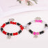 2pcs Spider Friendship Bracelet, Magnetic Matching Bracelets With Energy Stone Beads, Stretch Bracelets With Spider Charm For Couple, Halloween, V...