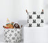 Square Storage Bins Canvas Collapsible Storage Basket with Handles - Organizer for Nursery, Kid's Toys & Laundry, Gift Baskets (Rabbit)...