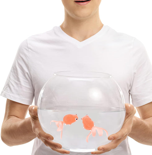 Kisangel Floating Fish 10pcs Miniature Goldfish Artificial Swimming Goldfish Rubber Goldfish Model Fish Emulation for Aquarium Fish Tank Plastic F...