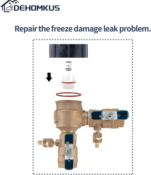 800M4 Vent Float Repair Kit Replacement for Watts 1" 800QT Backflow Valve 0887715 887715 RK 800M4-FR-V1...