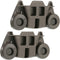 YMDparts 2 Pack Black Dishwasher Lower Rack Wheels for Whirlpool, KitchenAid, Maytag, Kenmore - W10195416, W10195416V, AP5983730, W10105417, PS117...