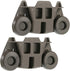YMDparts 2 Pack Black Dishwasher Lower Rack Wheels for Whirlpool, KitchenAid, Maytag, Kenmore - W10195416, W10195416V, AP5983730, W10105417, PS117...
