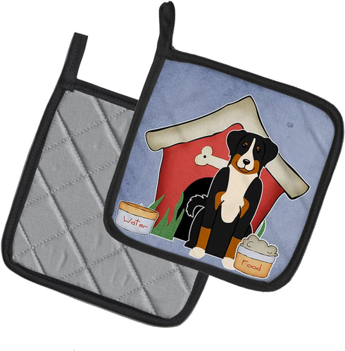 Caroline's Treasures BB2797PTHD Dog House Collection Appenzeller Sennenhund Pair of Pot Holders Kitchen Heat Resistant Pot Holders Sets Oven Hot P...