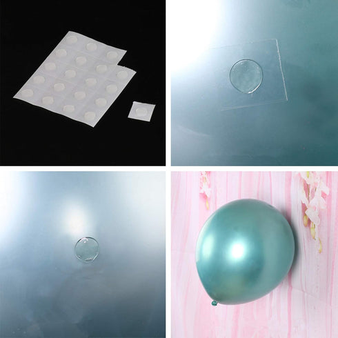 400PCS Clear Dots Glue Removable Double Sided Adhesive Dots for Balloons Sticking Hanging Posters Photos Paper Scrapbooking Walls Candles Making B...